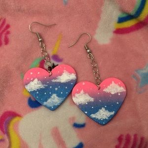 Heart shaped earrings